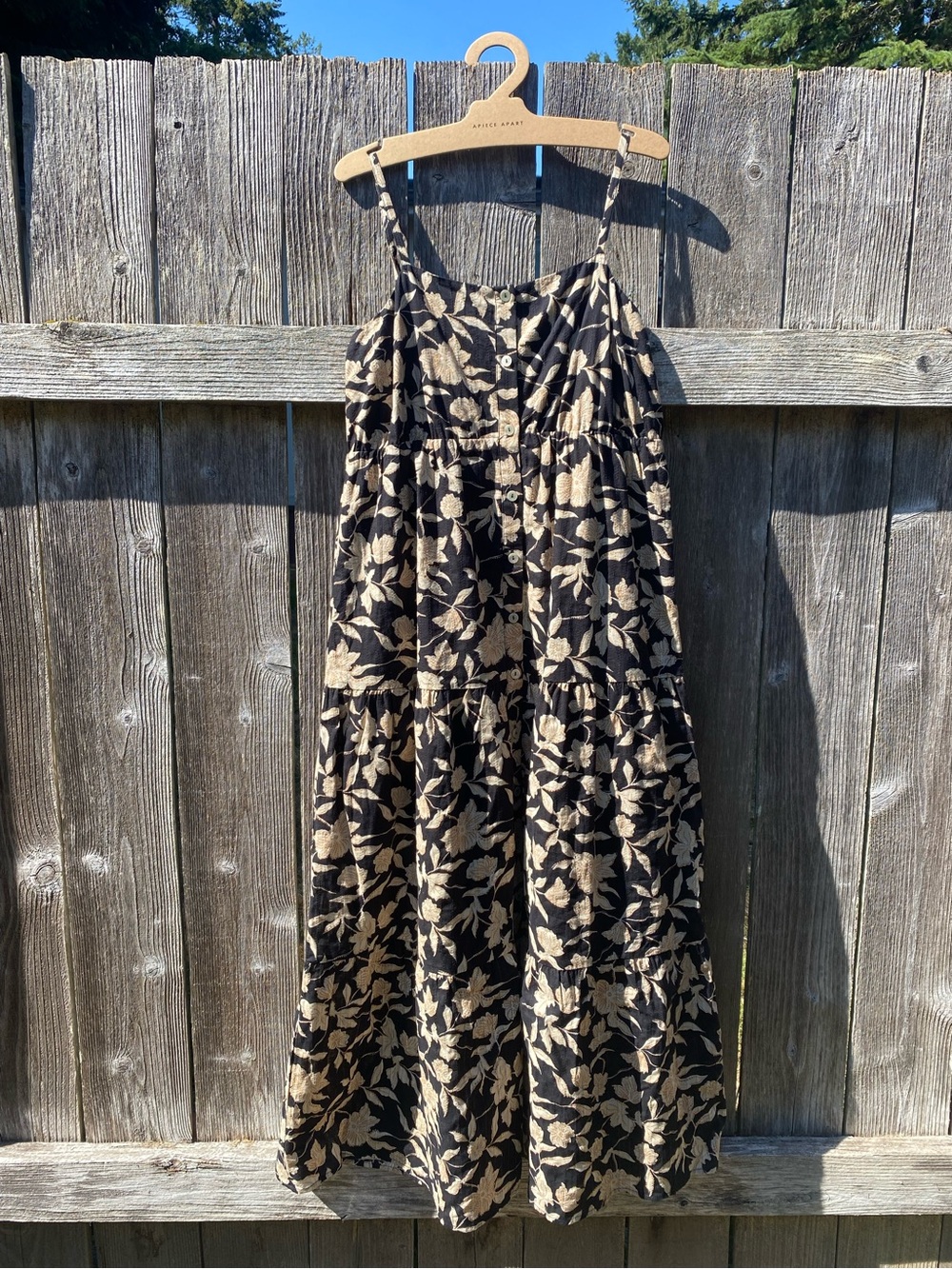 SANCTUARY NWT LARGE 
Women's Cotton Tiered
Picot Maxi Dress BANDANA PRINT - Picture 3 of 14